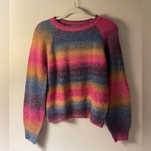 BB Dakota Steve Madden Rainbow Sweater